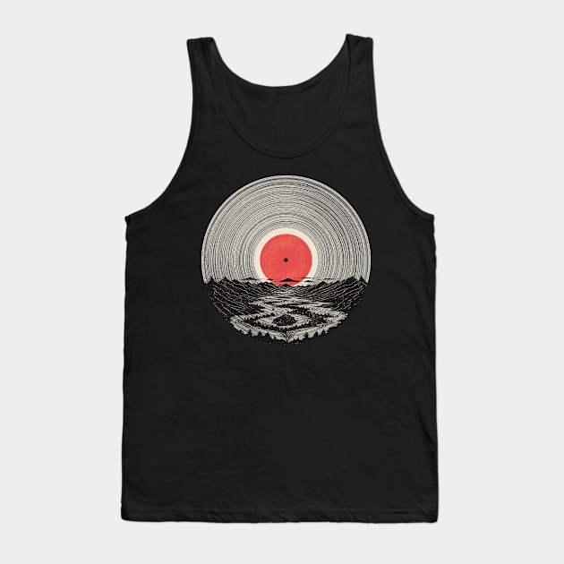 Forest Silence Vinyl Tank Top by Bongonation